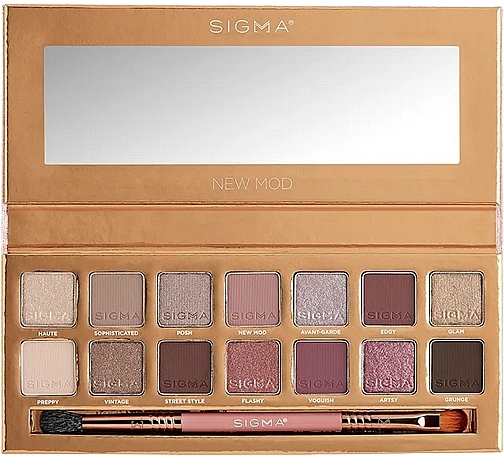 Палетка теней для век - Sigma Beauty New Mod Eyeshadow Palette — фото N1