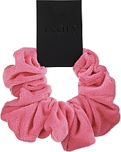 Резинка бархатная для волос, ярко-розовая XL - Lolita Accessories — фото N1