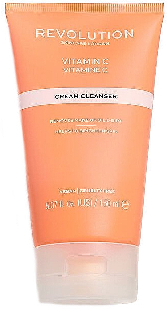 Освітлювальний очищувальний крем для обличчя з вітаміном С - Revolution Skincare Brightening Cleansing Cream With Vitamin C — фото N1