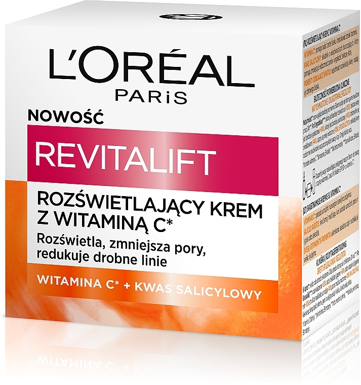 Крем для осветления кожи с витамином С - L'Oreal Paris Revitalift Vitamin C Brightening Cream — фото N4