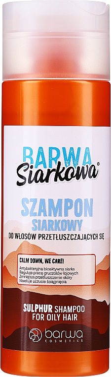 Антибактеріальний шампунь із сіркою  - Barwa Anti-Acne Sulfuric Shampoo