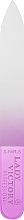 Духи, Парфюмерия, косметика Пилка EBG-03 стеклянная, розовая - Lady Victory