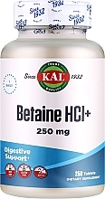 Пищевая добавка "Бетаина гидрохлорид" - Kal Betaine HCl Plus 250 mg — фото N3