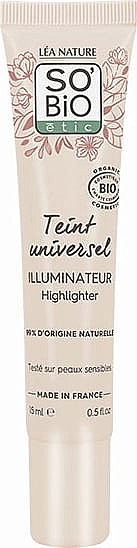 Хайлайтер для обличчя - So'Bio Etic Teint Universel Highlighter — фото N1