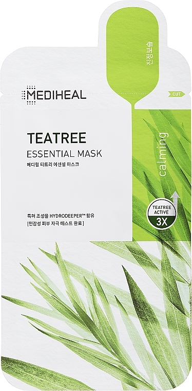 Заспокійлива тканинна маска - Mediheal Teatree Care Solution Essential Mask — фото N1