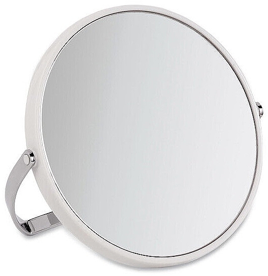 Дзеркало кругле настільне, біле, 15 см, х5 - Acca Kappa Mirror Bilux White Plastic X5 — фото N1