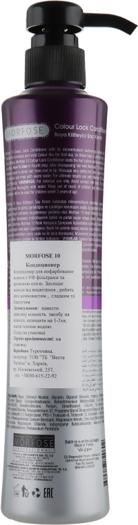 Кондиционер для волос - Morfose 10 Colour Lock Conditioner — фото N2