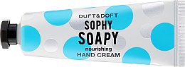 Парфумерія, косметика Живильний крем для рук - Duft & Doft Nourishing Hand Cream Sophy Soapy