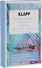 Духи, Парфюмерия, косметика Набор - Klapp Hyaluronic Multiple Effect Power Set (f/conc/3x2ml + f/cr/3ml)