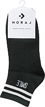 Женские носки, с вышивкой, зеленые - Moraj Smile — фото N1