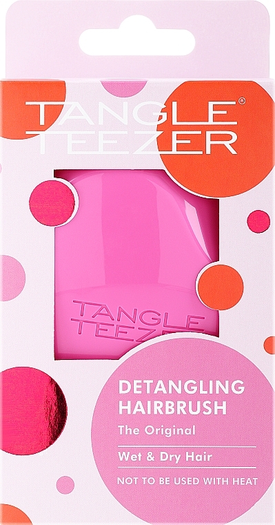 Расческа для волос, розово-оранжевая - Tangle Teezer The Original Lollipop — фото N4