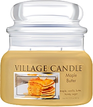 Парфумерія, косметика Ароматична свічка у банці "Кленова олія" - Village Candle Maple Butter