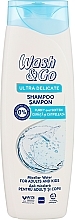 Шампунь на мицеллярной воде для всех типов волос - Wash&Go Ultra Delicate Shampoo With Micellar Water — фото N2