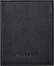 Дзеркальце кишенькове розкладне, чорне - MAKEUP Pocket Mirror Black — фото N4
