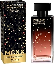 Парфумерія, косметика Mexx Black & Gold Limited Edition For Her - Туалетна вода (міні)