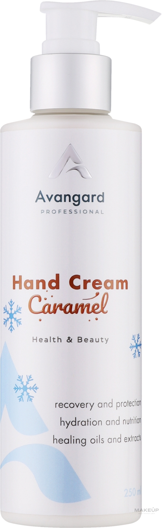 Живильний крем для рук з ароматом карамелі - Avangard Professional Caramel Hand Cream — фото 250ml