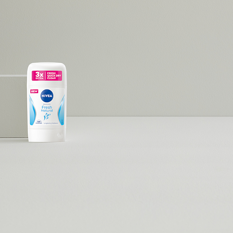 Дезодорант твердий "Природна свіжість" - NIVEA Fresh Natural 48H Deodorant Stick — фото N3