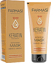 Парфумерія, косметика Маска з кератином для волосся - Farmasi Keratin Therapy Repairing Mask *