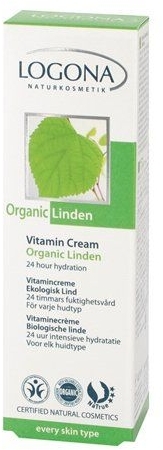 Крем витаминный 24ч увлажнения - Logona Facial Care Vitamin Cream Organic Linden