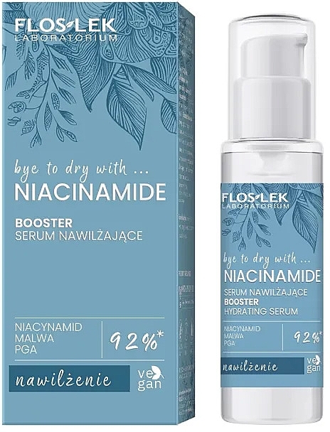 Зволожувальна сироватка для обличчя - Floslek Niacinamide Booster Hydrating Serum — фото N1