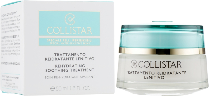 Крем увлажняющий успокаивающий - Collistar Speciale Pelli Ipersensibili Rehydrating Soothing Treatment