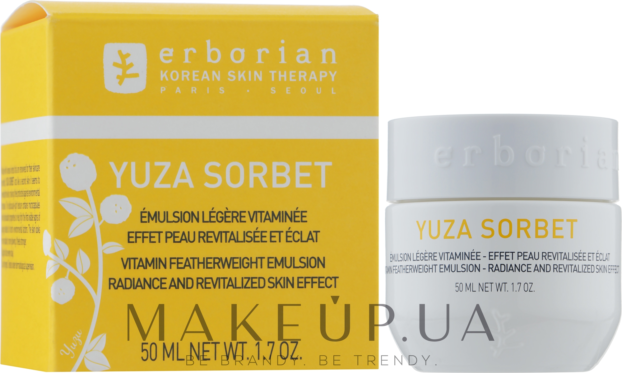 Эмульсия увлажняющая защитная дневная - Erborian Yuza Sorbet — фото 50ml