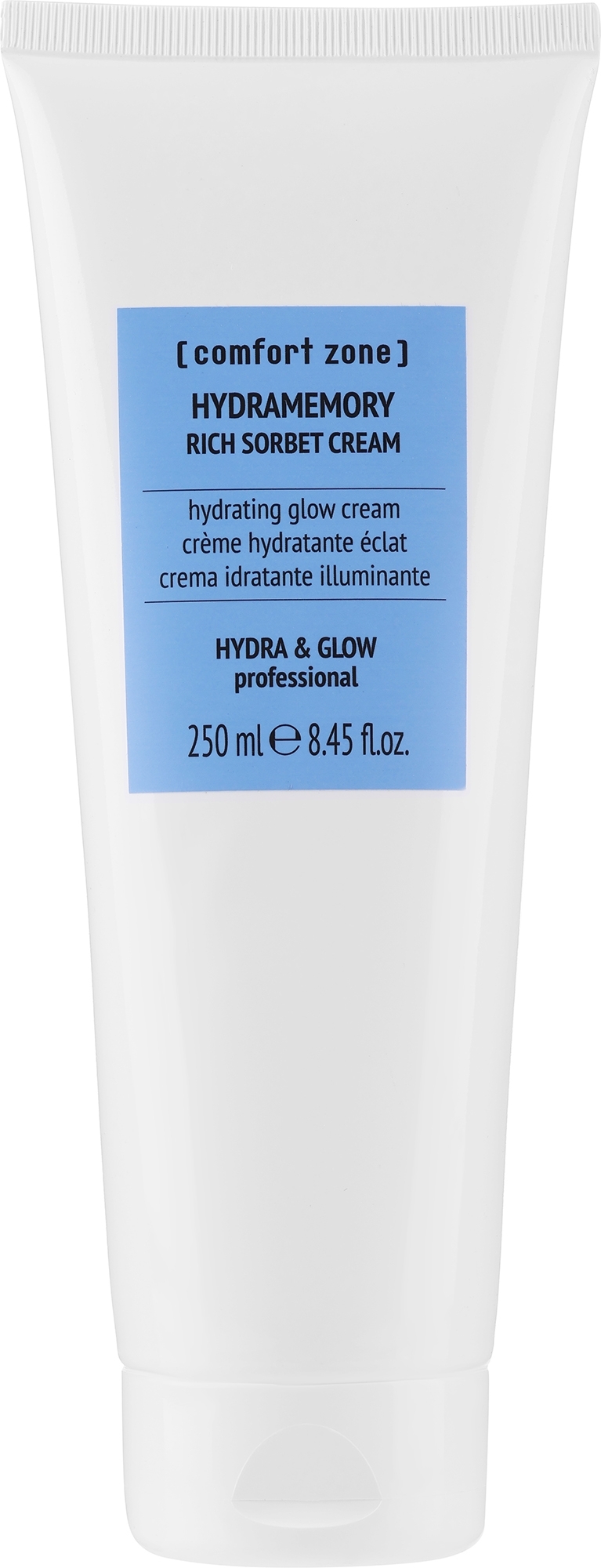 Насичений крем-сорбет для глибокого зволоження та сяйва - Comfort Zone Hydramemory Rich Sorbet Cream — фото 250ml