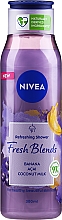 Гель для душу "Банан, ягоди асаї та кокосове молоко" - NIVEA Fresh Blends Refreshing Shower Banana Acai Coconut Milk — фото N1