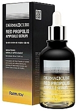 Сыворотка для лица - Farmstay Dermacube Red Propolis Ampoule Serum — фото N1