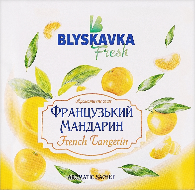 Ароматичне саше "Французький мандарин" - Blyskavka Fresh — фото N1