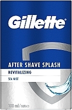 Лосьйон після гоління - Gillette Series After Shave Splash Revitalizing Sea Mist — фото N2