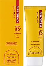 Сонцезахисний крем для обличчя й тіла - Adelline Daily Multi Sun Cream SPF 50+/PA+++ — фото N2
