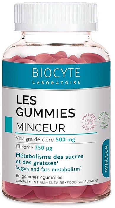 Дієтична добавка для підтримки метаболізму - Biocyte Biocyte Les Gummies — фото N1