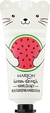 Крем для рук с экстрактом арбуза и маслом авокадо "Увлажняющий" - Marion Moisturizing Hand Cream — фото N1