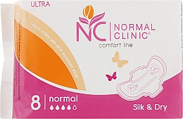 Прокладки "Ultra silk dry", 8шт - Normal Clinic — фото N1
