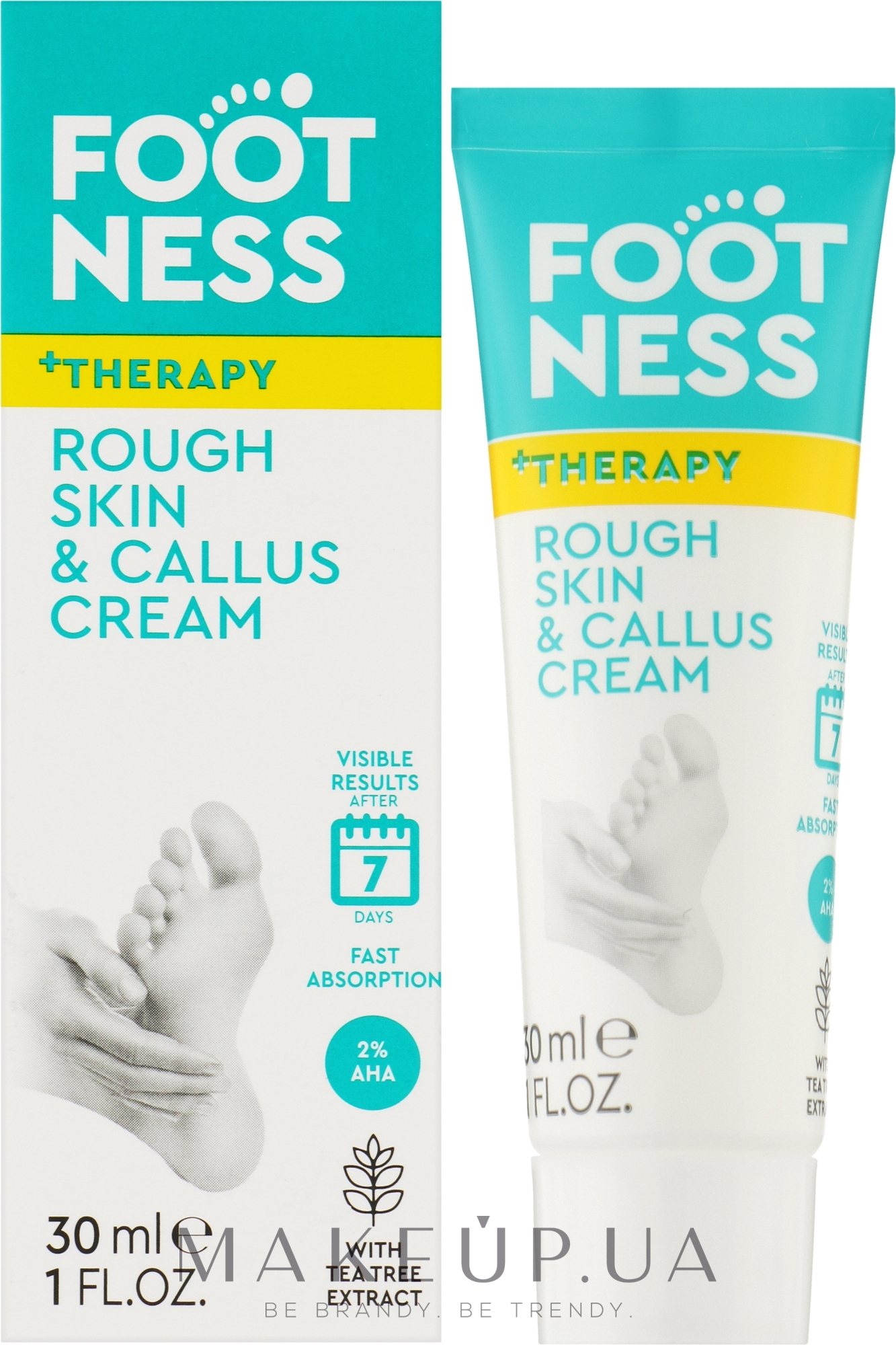 Крем для огрубевшей кожи ног против мозолей - Footness Cream — фото 30ml