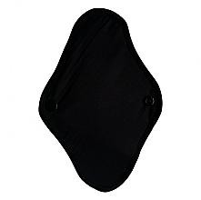 Багаторазова щоденна прокладка з бавовною, чорна - Soft Moon Ultra Comfort Mini — фото N1