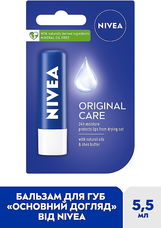 Бальзам для губ "Основной уход" - NIVEA Original Care — фото N2