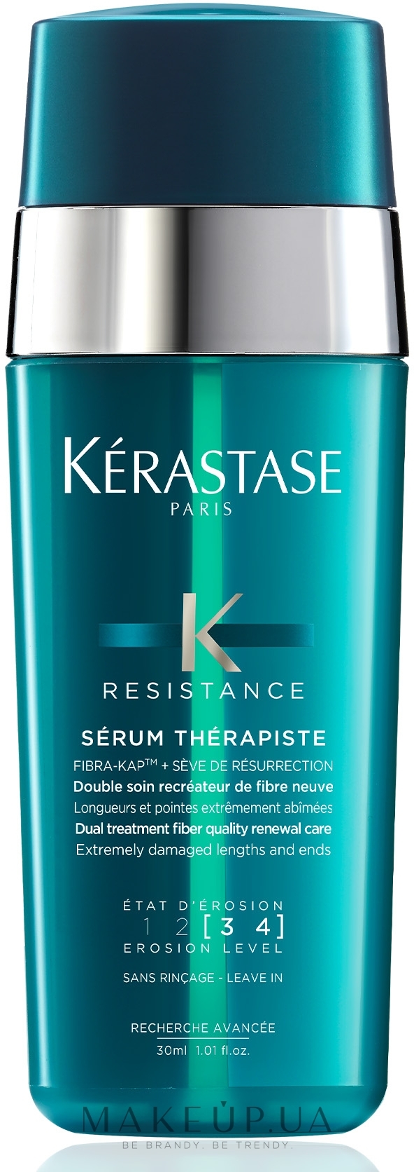 Подвійна відновлююча незмивна сироватка для дуже пошкодженого волосся - Kerastase Resistance Therapist Serum — фото 30ml