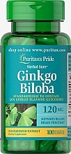Дієтична добавка "Гінкго білоба", 120 мг - Puritan's Pride Ginkgo Biloba — фото N1