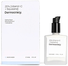 Крем для лица - Dermocracy 25% Vitamin C Complex + Squalane Face Cream — фото N1