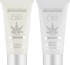 Набір - Abril et Nature CBD Cannabis Oil Elixir (shm/30ml + mask/30ml) — фото N2