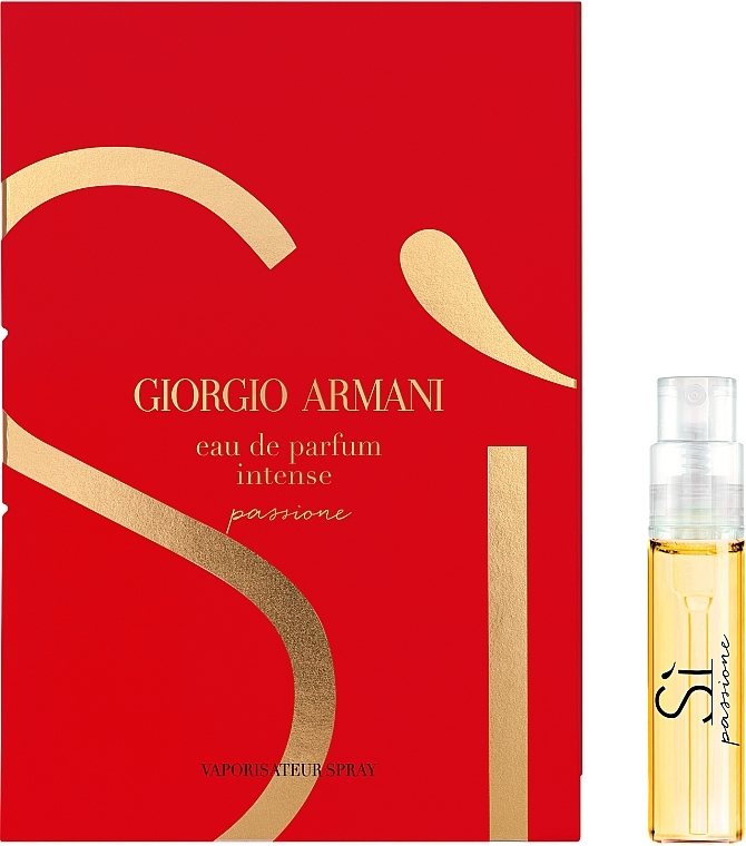 ПОДАРОК! Giorgio Armani Si Passione Intense - Парфюмированная вода (пробник) — фото N1