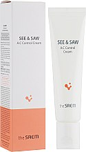 Духи, Парфюмерия, косметика Крем для контроля чистоты и жирности кожи - The Saem See & Saw AC Control Cream