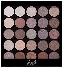 Духи, Парфюмерия, косметика Палетка теней для век - MUA 25 Shade Eyeshadow Palette