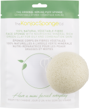 Духи, Парфюмерия, косметика Спонж для лица с зеленой глиной - The Konjac Sponge Co Facial Puff Green Clay