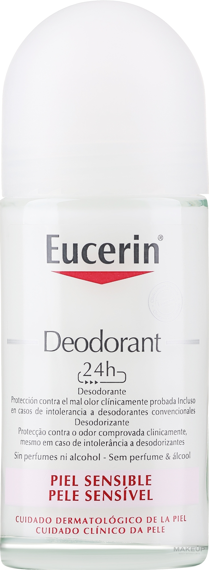 Шариковый дезодорант - Eucerin Deodorant Empfindliche Haut 24h roll-on — фото 50ml