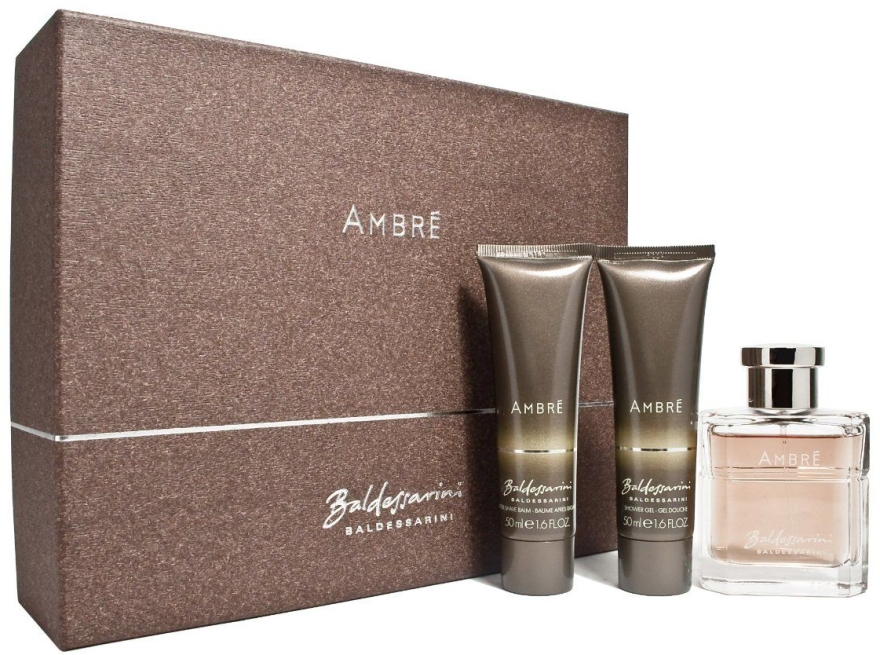 Baldessarini Ambre - Набор (edt/50ml + s/g/50ml + ash/balm/50ml)