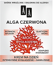 Парфумерія, косметика Денний крем для обличчя "Сила гладкості" - AA Cosmetics Botanical Infusion Red Alga Day Cream 40+