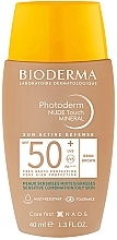 Солнцезащитное тональное средство для лица - Bioderma Photoderm Nude Touch Mineral SPF50+ — фото N1